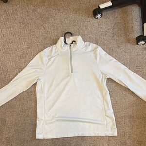 Vineyard Vines White Quarter-Zip Pullover